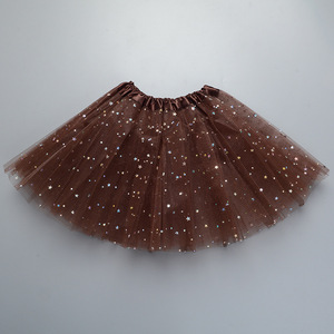 Gonne <span class=keywords><strong>Tutu</strong></span> per <span class=keywords><strong>bambina</strong></span> e bambino gonna <span class=keywords><strong>Tutu</strong></span> in Tulle 3 stelle in Tulle con paillettes abito <span class=keywords><strong>da</strong></span> ballo per bambini gonna con paillettes - Product Image 5