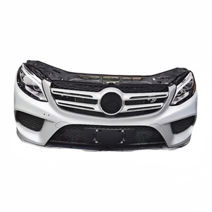Convient pour Mercedes Benz <span class=keywords><strong>GLE</strong></span> W166 GLE350 GLE400 Ensemble <span class=keywords><strong>de</strong></span> pare-chocs avant Grille Ventilateur Radiateur et phares - Product Image 3