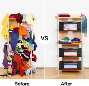 Sac de rangement pour couette, tri des vêtements, sac de déménagement, sac à bagages, salon, écologique, pliable, couleur personnalisée, armoire - Product Image 2