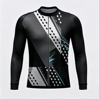 Maillot de cyclisme VTT homme personnalisé - Respirant, séchage rapide, tissu extensible quadridirectionnel Spandex/Polyester, imprimé par sublimation