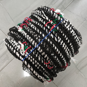 Trampas de Pesca Circulares de Monofilamento Sin Nudos de Polietileno <span class=keywords><strong>Negro</strong></span> para Cangrejos - Product Image 4