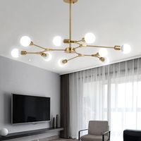Lustre de plafond de style géométrique simple moderne nordique, style multi-usage, restaurant, salon, chambre principale