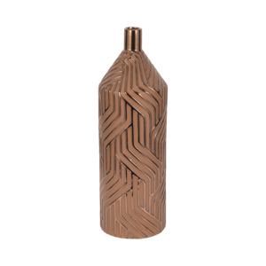 Vaso Decorativo Oversize con Motivo a Ciottoli, Vaso Moderno Glamour per Fiori, per Soggiorno, Camera da Letto, Ufficio - Product Image 3