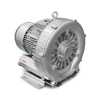 Souffleur à feuilles régénératif 2 2kw Souffleur d'air industriel à vortex Mini 3hp Souffleur d'air à anneau d'aération