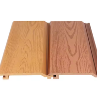 Panel de Pared Exterior de WPC Impermeable para Exteriores, Revestimiento Exterior para Jardín, Muestra Disponible