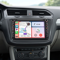 Autoradio tactile avec écran, Android Auto, Apple CarPlay, GPS, navigation, appels, universel