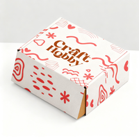 Boîtes d'expédition en carton ondulé de luxe personnalisées de haute qualité, auto-érectables, pour emballage cadeau et stockage, avec pelliculage mat