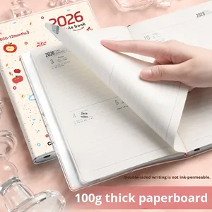 Agenda 2026, carnet de notes mignon de dessin animé, couverture rigide, gestion du <span class=keywords><strong>temps</strong></span>, planification quotidienne - Product Image 2