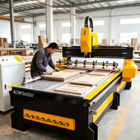Máquina de Grabado CNC 1325, Máquina de Anidamiento CNC con Mesa de Vacío para Madera, MDF, Puertas de Gabinete, Acrílico, PVC y Fabricación de Muebles