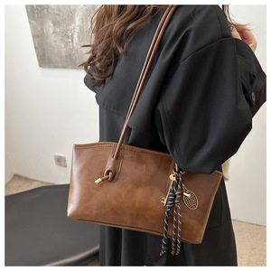 Bolsos de Hombro de <span class=keywords><strong>Moda</strong></span> para Mujer, Novedad de 2026, Bolsos de Poliéster para Mujer con Colgante - Product Image 3