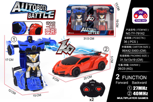Chất Lượng Cao Quy Mô <span class=keywords><strong>1</strong></span>:20 Điều Khiển Từ Xa Morphing Robot Xe Cho Trẻ Em Bao Gồm Cáp USB Máy Ảnh Sạc Món Quà Hoàn Hảo Đồ Chơi - Product Image 2