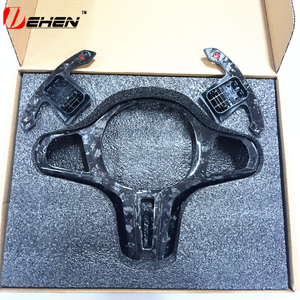 Dekorasi Trim penutup roda kemudi serat karbon, untuk BMW M Sport G20 G26 G30 G05 G06 F40 F44 G80 G82 F90 F95 F96 F97 F98 M8 G15 G32 - Product Image 2