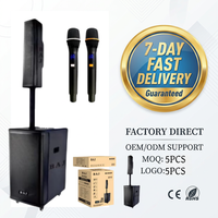 BA-X2122 Altavoz Inalámbrico de Arreglo Lineal Dividido, Audio Profesional, Micrófonos Duales, Columna de Alta Potencia para Escenario, Personalizado de Fábrica, Entrega Rápida en 7 Días