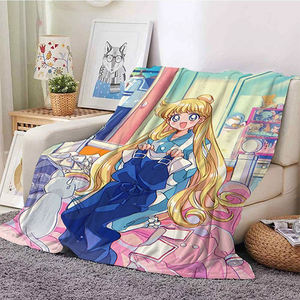 พรมแขวนผนังอะนิเมะมังงะลูกอมอะนิเมะสีสันสดใสแขวนผนังแบบโบฮีเมียน - Product Image 5