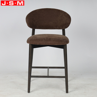 Chaises de bar pour cuisine, tabourets de bar, 65 cm de hauteur, chaises de bar en bois pour cuisine, confortables, style farmhouse