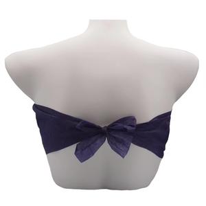 Sujetador desechable de tela no tejida para mujer, color azul oscuro, transpirable, de una pieza, solo se lavan a mano, empaquetado individualmente - Product Image 1