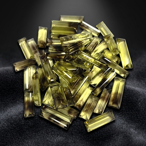 59 pièces de topaze citron bio naturelle, taille baguette 15mm-28mm, lot de 450 carats, jaune, Iroc Sales, pierres précieuses facettées pour la fabrication de bijoux, 180 $ US - Product Image 3