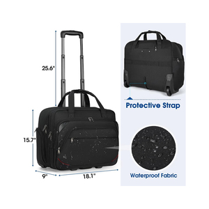 Bolsa <span class=keywords><strong>para</strong></span> ordenador <span class=keywords><strong>portátil</strong></span> rodante Mujeres Hombres <span class=keywords><strong>Maletín</strong></span> rodante <span class=keywords><strong>para</strong></span> mujeres <span class=keywords><strong>con</strong></span> <span class=keywords><strong>ruedas</strong></span> Bolsas <span class=keywords><strong>para</strong></span> ordenador rodantes de 17,3 pulgadas - Product Image 2