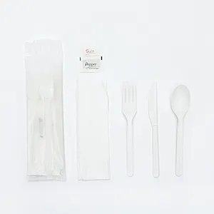 CPLA Personalized Combination Reusable CPLA 6 INCH Cutlery Dishwasher Safe Tableware Knife Fork Spoon