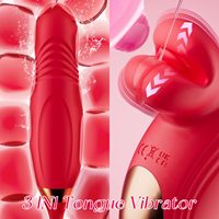 Stimulateur clitoridien, anal et des mamelons, Dildo vibrant, Outils de plaisir, Vibrateurs buccaux pour stimulation du point G, Jouets sexuels pour femmes