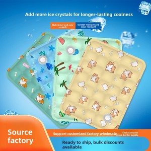 Pet Cooling <b>Mat</b> Breathable Rectangle Summer Gadget Composite PVC Waterproof Easy Clean Scratch-Resistant Durable All Seasons - Product Image 5