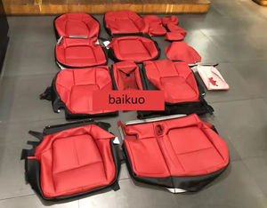 لمجموعة بورش غطاء مقعد جلدي كامل شعارات بألوان مخصصة لأنماط بورش كايين صيحات من 9Y0 باناميرا - Product Image 2