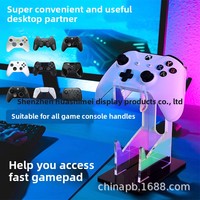 Dudukan layar akrilik 2 lapis, braket pengontrol Game warna-warni untuk PS4 untuk Switch & untuk Xbox kompatibel dengan PC-kondisi baru
