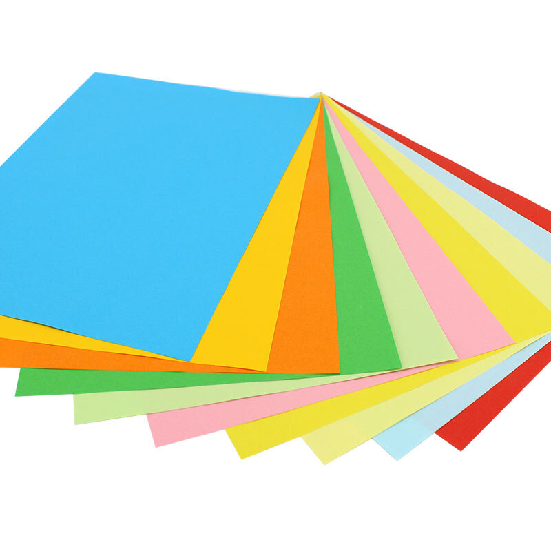 High Quality A3 A4 Colorful Color Paper & Paperboard Printing Printed Coloured Paper Sheet Cardboard Card Paper