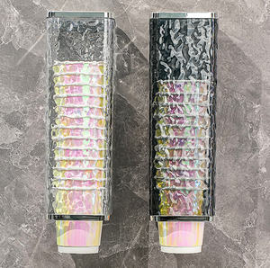 Dispensador de Vasos de Papel Desechables para Café, Soporte de Plástico de Pared, Gran Capacidad, Nuevo Diseño, Venta al Por Mayor - Product Image 2
