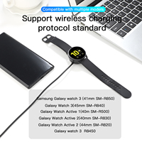 Kabel Pengisi Daya Magnetik USB untuk Samsung Galaxy Watch, untuk Samsung Watch 9 8 7 6 5 4 Active Classic Ultra 2 Charging Docks