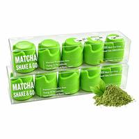 Botella Portátil para Té Matcha Instantáneo Japonés en Polvo con Tapa Separadora para Viajes y Actividades al Aire Libre