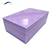 Vente en gros de feuilles de plastique HDPE blanches et noires, stabilisées aux UV, feuilles de plastique HDPE