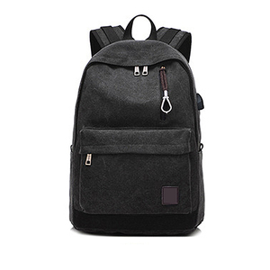 Wholesale Business Canvas <b>Laptop</b>, <b>Backpack</b> New Arrival China With Usb Charger Port Customized Logo Cheap 15.6 Inch Student Odm/ - Product Image 3