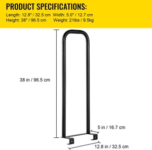 Convertisseur de chariot à poignée de marque OEM, avec bras en aluminium de 12,8 pouces de largeur x 38 pouces de hauteur, capacité de 250 LBS, pour le manutention de panneaux - Product Image 4