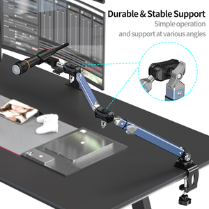 Hợp kim nhôm mở rộng chiều dài điều chỉnh dễ dàng-to-gấp sống bài phát biểu phòng thu phụ kiện Microphone đứng - Product Image 4