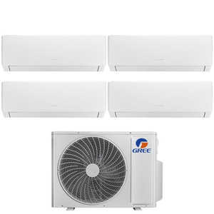 Gree Quadri Split Inverter PULAR Serie 9 + 12 + 12 + 12 Aire acondicionado con GWHD(36)NK6LO Wi-Fi integrado en el R-32 9000 + 12000 + 12000 + 120 - Product Image 1