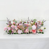 GNW Personnalisé Haute Qualité Rose Rose Fleur Artificielle pour Décoration de Mariage