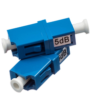 Atenuador de Fibra Óptica Monomodo 5dB, Conector LC/UPC, Compatible con Redes 4G WiFi 3G, Equipo de Fibra Óptica FTTH, 1 Puerto, 3 Años de Garantía