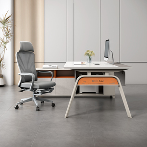 Meubles de bureau modernes de luxe au meilleur prix, bureau de direction en forme de L en bois, bureaux de direction - Product Image 3
