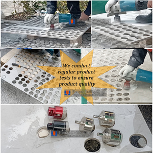 Kim cương khoan bit đặt lỗ saw 20/32/38/50/60/68mm + 125mm kim cương đĩa + 2-38mm kim cương cone bit + 20mm ngón tay bit - Product Image 6