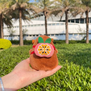 Llavero de Peluche de Capibara Abeja al por Mayor, Juguete de Peluche, Lindo Colgante para Bolsa, Juguetes de Peluche de Animales para <span class=keywords><strong>Niñas</strong></span>, de Personajes/<span class=keywords><strong>Dibujos</strong></span> Animados - Product Image 6