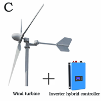 Éolienne 5kw pour prix sur le toit Énergie éolienne Moulin à électricité Turbine pour générateur d'énergie 1kw 5kw 10kw
