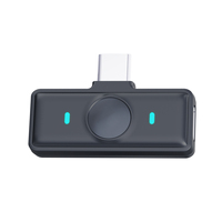 Microphone Revers Sans Fil Professionnel SX21, Condensateur Omni-Directionnel USB-C pour iPhone Android avec Réduction de Bruit
