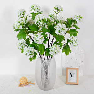 Flor Artificial de Hortensia de 3 Cabezas, Flores de Seda Verdes para Decoración de Bodas, Hogar y Exteriores - Product Image 2