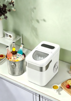 Machine à glaçons électrique portable en forme de cube, 12-15 kg/jour, commande par écran tactile, pour restaurant, hôtel, usage domestique et extérieur