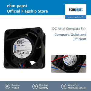 ebm-papst 12V 40*40*25mm 412JHHU DC Axial Cooling Fan for Industrial <b>Control</b> Cabinet Equipment - Product Image 2