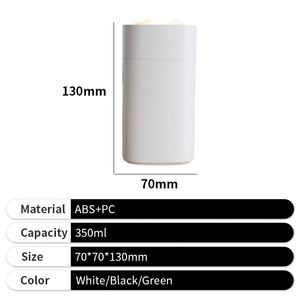 2024 Custom Car Air New Portable Home Spray Mist Mini Led <b>Humidifier</b> With Light - Product Image 3