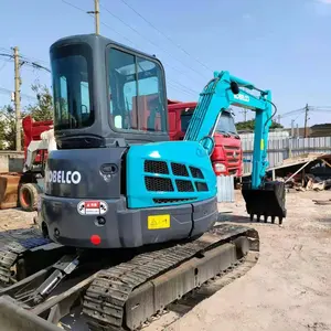 Micro Excavadora hidráulica sobre orugas Kubota Motor diésel Pequeña miniexcavadora 3 toneladas 3,5 toneladas