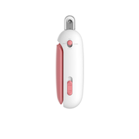 Outils de toilettage portables professionnels et réglables, avec LED, alimentés par batterie, pour chats, chiens, chatons, coupe-ongles pour animaux de compagnie