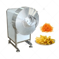 Machine à découper les chips de banane plantain longues, populaire pour les commerces de détail, les usines de fabrication et les restaurants